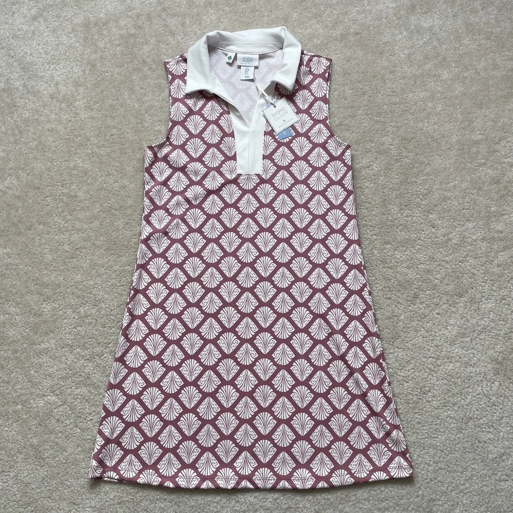 Sigrid Olsen Golf & Tennis Pink Shell Dress Small Wicking Upf 50 NWT